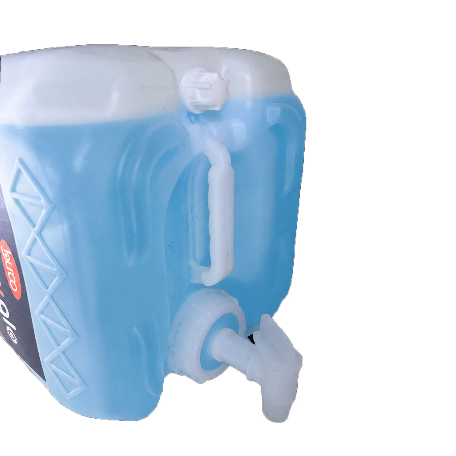 BURCO WINDOW GLO CARB LOW VOC  BLUE - 5 GAL TOTE W SPIGOT